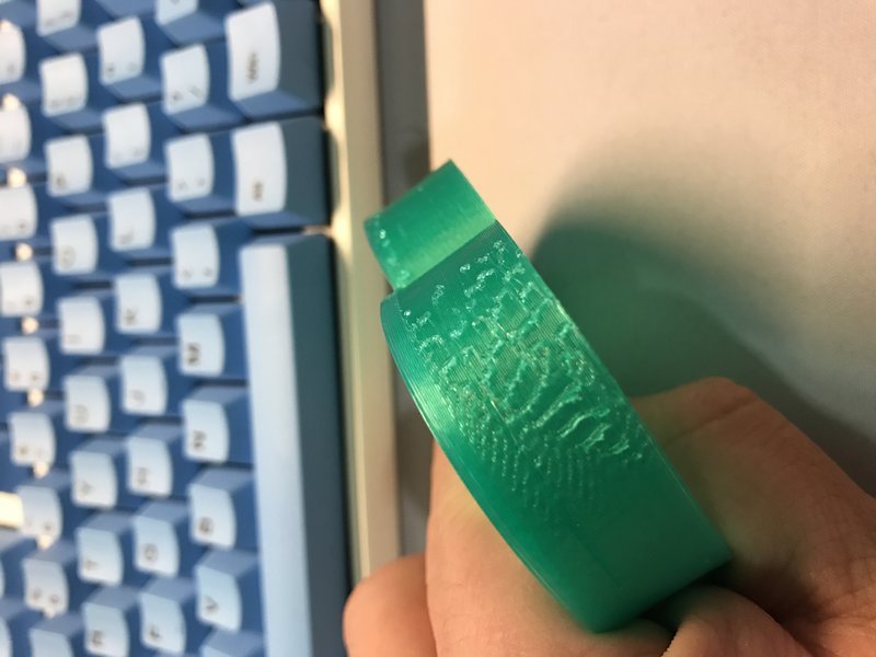 In any of the red print's I don't have these defects, no idea what caused these.